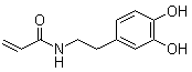 N-[2-(3,4-二羟基苯基)乙基]-2-丙烯酰胺分子结构 (CAS 201610-44-8)