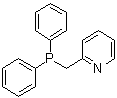 Diphenyl(pyridin-2-ylmethyl)phosphine molecular structure (CAS 20174-01-0)