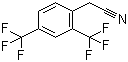 structure of CAS# 201789-28-8, 2,4-Bis(trifluoromethyl)benzeneacetonitrile
