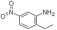 structure of CAS# 20191-74-6, 2-Ethyl-5-nitroaniline;2-Ethyl-5-nitrobenzenamine; 4-Nitro-2-amino-1-ethylbenzene