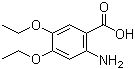 2-Amino-4,5-diethoxybenzoic acid molecular structure (CAS 20197-72-2)