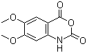 structure of CAS# 20197-92-6, 6,7-Dimethoxy-2H-3,1-benzoxazine-2,4(1H)-dione;6,7-Dimethoxy-2,4-dihydro-1H-3,1-benzoxazine-2,4-dione