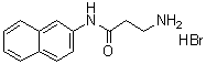structure of CAS# 201985-01-5, 3-Amino-N-2-naphthalenylpropanamide monohydrobromide