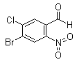 结构式 CAS# 202808-23-9, 4-溴-5-氯-2-硝基苯甲醛
