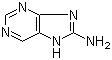 结构式 CAS# 20296-09-7, 8-氨基嘌呤