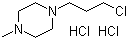 structure of CAS# 2031-23-4, 1-(3-Chloropropyl)-4-methylpiperazine dihydrochloride