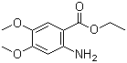 structure of CAS# 20323-74-4, Ethyl 2-amino-4,5-dimethoxybenzoate