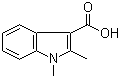 1,2-二甲基吲哚-3-甲酸分子结构 (CAS 20357-15-7)