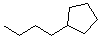 Butylcyclopentane molecular structure (CAS 2040-95-1)