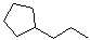 Propylcyclopentane molecular structure (CAS 2040-96-2)