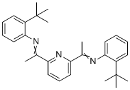 structure of CAS# 204203-17-8, 2,6-Bis[1-(2-tert-butylphenylimino)ethyl]pyridine;N-(2-tert-butylphenyl)-1-[6-[N-(2-tert-butylphenyl)-C-methylcarbonimidoyl]pyridin-2-yl]ethanimine
