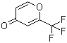 结构式 CAS# 204516-31-4, 2-(三氟甲基)-4H-吡喃-4-酮