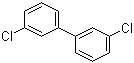 structure of CAS# 2050-67-1, 3,3'-Dichlorobiphenyl;3,3'-DCB; 3,3'-Dichloro-1,1'-biphenyl; 3,3'-Dichlorodiphenyl; PCB 11; m,m'-Dichlorobiphenyl