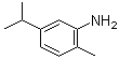 structure of CAS# 2051-53-8, 6-Methyl-3-isopropylaniline;2-Methyl-5-isopropylaniline; 3-Isopropyl-6-methylphenylamine; 5-Isopropyl-2-methylaniline; 5-Isopropyl-2-methylphenylamine
