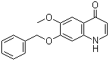 structure of CAS# 205448-29-9, 7-Benzyloxy-6-methoxy-1H-quinolin-4-one;7-Benzyloxy-6-methoxy-1,4-dihydro-4-quinolinone
