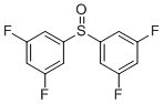 structure of CAS# 2055858-27-8, Bis(3,5-difluorophenyl)sulfoxide;1-(3,5-difluorophenyl)sulfinyl-3,5-difluorobenzene