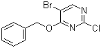 结构式 CAS# 205672-19-1, 4-苄氧基-5-溴-2-氯嘧啶