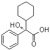 structure of CAS# 20585-34-6, (S)-2-Cyclohexyl-2-phenylglycolic acid;alpha-Cyclohexyl-L-mandelic acid