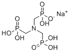 结构式 CAS# 20592-85-2, 氨基三甲叉膦酸钠
