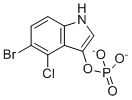 结构式 CAS# 205926-98-3, (5-溴-4-氯-1H-吲哚-3-基)磷酸酯