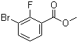 structure of CAS# 206551-41-9, Methyl 3-bromo-2-fluorobenzoate;3-Bromo-2-fluorobenzoic acid methyl ester