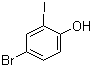 structure of CAS# 207115-22-8, 2-Iodo-4-bromophenol;4-Bromo-2-iodophenol