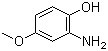 结构式 CAS# 20734-76-3, 2-氨基-4-甲氧基苯酚