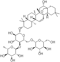 Saikosaponin C molecular structure (CAS 20736-08-7)