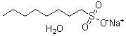 structure of CAS# 207596-29-0, 1-Octanesulfonic acid sodium salt monohydrate