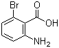 结构式 CAS# 20776-48-1, 2-氨基-6-溴苯甲酸