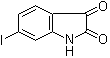 structure of CAS# 20780-77-2, 6-Iodoisatin;6-Iodo-1H-indole-2,3-dione