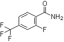 2-Fluoro-4-trifluoromethylbenzamide molecular structure (CAS 207853-64-3)