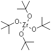 structure of CAS# 2081-12-1, Zirconium tert-butoxide;Tetra-tert-butoxyzirconium; Tetrakis(tert-butanolato)zirconium; Tetrakis(tert-butoxy)zirconium; Zirconium tert-butanolate; Zirconium tert-butoxide; Zirconium tetra-t-butoxide; Zirconium tetra-tert-butoxide; Zirconium tetrakis(tert-butoxide); Zirconium(4+) tert-butoxide; Zirconium(IV) tert-butanolate; Zirconium(IV) tert-butoxide; tert-Butanol zirconium(4+) salt