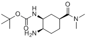 structure of CAS# 2081883-55-6, Edoxaban Impurity 3 Oxalate;tert-butyl N-[(1S,2R,5S)-2-amino-5-(dimethylcarbamoyl)cyclohexyl]carbamate