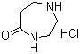 structure of CAS# 208245-76-5, 1,4-Diazepan-5-one hydrochloride
