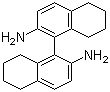 structure of CAS# 208248-66-2, (R)-5,5',6,6',7,7',8,8'-Octahydro-[1,1'-binaphthalene]-2,2'-diamine;(R)-2,2'-Diamino-5,5',6,6',7,7',8,8'-octahydro-1,1'-binaphthyl