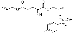 structure of CAS# 20845-16-3, L-Glutamic acid di-2-propenyl ester 4-methylbenzenesulfonate