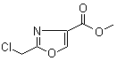 结构式 CAS# 208465-72-9, 2-(氯甲基)-1,3-恶唑-4-甲酸甲酯