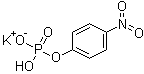 structure of CAS# 208651-58-5, Phosphoric acid mono(4-nitrophenyl) ester monopotassium salt
