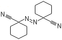 structure of CAS# 2094-98-6, 1,1'-Azobis(cyanocyclohexane);1,1'-Azodi(hexahydrobenzonitrile); 1,1'-Azobis(cyclohexanecarbonitrile)