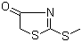 structure of CAS# 20949-66-0, 2-(Methylthio)-1,3-thiazol-4(5H)-one