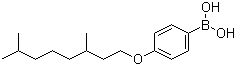4-(3,7-Dimethyloctyloxy)benzeneboronic acid molecular structure (CAS 209673-75-6)