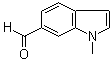 1-甲基-1H-吲哚-6-甲醛分子结构 (CAS 21005-45-8)