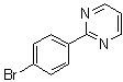 结构式 CAS# 210354-17-9, 2-(4-溴苯基)嘧啶