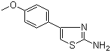 4-(4-Methoxyphenyl)-1,3-thiazol-2-amine molecular structure (CAS 2104-04-3)