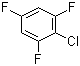 structure of CAS# 2106-40-3, 2,4,6-Trifluorochlorobenzene;1-Chloro-2,4,6-trifluorobenzene