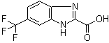 6-(Trifluoromethyl)-2-benzimidazolecarboxylic acid molecular structure (CAS 2107-39-3)