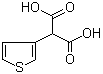 structure of CAS# 21080-92-2, 3-Thiophenemalonic acid;Thiophene-3-malonic acid