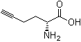(2R)-2-Amino-5-hexynoic acid molecular structure (CAS 211054-02-3)