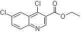 Ethyl 4,6-dichloroquinoline-3-carboxylate molecular structure (CAS 21168-41-2)